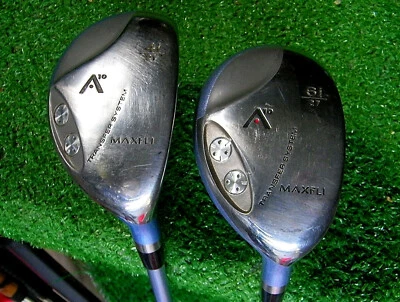 Maxfli A10 Hybrid Woods 4i & 6i  Ladies Striper Graphite Shafts - Excellent - Image 1 of 4