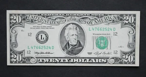 1993 $20 Federal Reserve Note/San Francisco/Uncirculated/F-2080L/FREE SHIPPING! - Picture 1 of 6