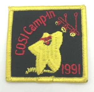 Vintage 1991 Girl Scout COSI Science Musuem Camp In Patch Columbus Ohio - Picture 1 of 4