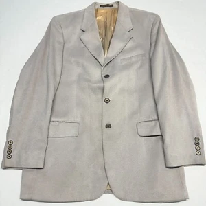 VTG Chaps Ralph Lauren 40R Blazer Sport 3 Button 100% Polyester Coat Jacket - Picture 1 of 9