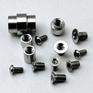 Titanium Complete Hardware kit For Spyderco Paramilitary 2 PM2 - GREAT - Picture 1 of 8