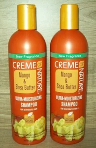 Lot of 2 Creme of Nature Mango & Shea Butter Ultra-Moisturizing Shampoo 12oz ea - Picture 1 of 1