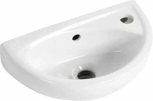 Piccolo Lavabo Sospeso in Ceramica 39x23cm CREAVIT - Foto 1 di 4
