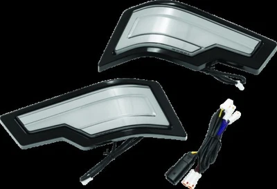 Luces traseras LED negras humo/rojo Harley Davidson Kuryakyn 2955 Tracer Tour Pak Foto 1 de 3