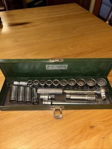 S-K 60632 3/8 Socket Set 6 point Metric 19 Pc With Case - Picture 1 of 6