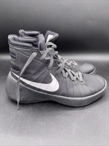 Size 8- Nike Hyperdunk 2015 Black Metallic Silver - Picture 1 of 13
