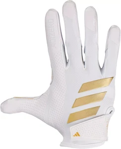 NEU! Adidas Adizero 15 Exotic Speed Receiver Fußball Handschuhe weiß/gold Large - Bild 1 von 2