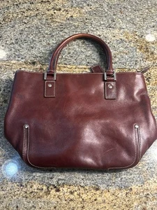 Etienne Aigner Small Brown Leather Shoulder Handbag Purse Vintage 90s Y2K Preppy - Picture 1 of 8