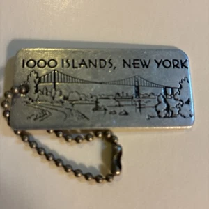 Schlüsselanhänger 1000 Inseln New York Vintage - Bild 1 von 2
