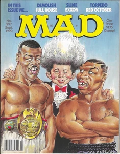 Mike Tyson - Mad Magazine - September 1990 - no. 297 - AUTHENTIC - Foto 1 di 2