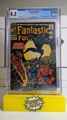 Fantastic Four #52 CGC 4.5 1966 1st appearance of the Black Panther! 🔑🔑🔑 🔥🔥 - Image 1 of 3