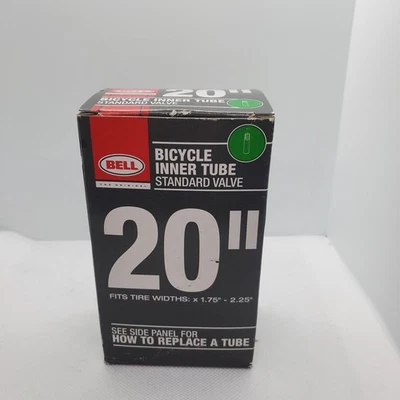 Tubo interior de bicicleta Bell 20" ancho de válvula estándar ajuste 1,75"-2,25" Foto 1 de 4