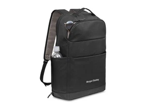 NWT 100% Authentic Morgan Stanley Banker Backpack Bag Finance Carry On Black - Picture 1 of 1