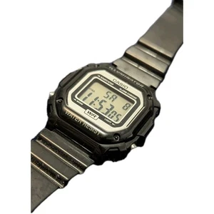 Casio Black Illuminator Watch F-108WH Used Working - Picture 1 of 7