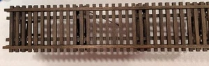 Caballete de ferrocarril a escala O hecho a medida - todo de madera - Imagen 1 de 1