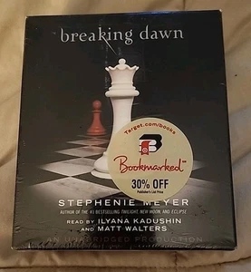 Twilight Saga - Breaking Dawn Audiobook - Stephenie Meyer - Unabridged - SEALED - Picture 1 of 5