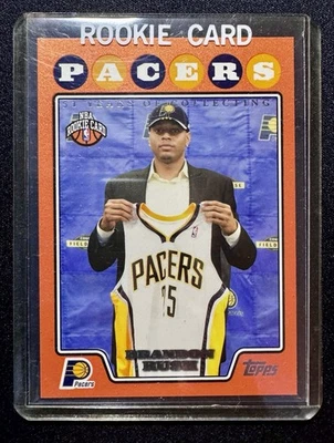 2008-09 Topps Brandon Rush RC naranja/1199 #208 Pacers novato serie SP Foto 1 de 3