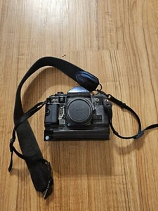 Canon A1 A-1 Camera With Power Winder Attachment Carrying Strap Not Tested - Picture 1 of 6