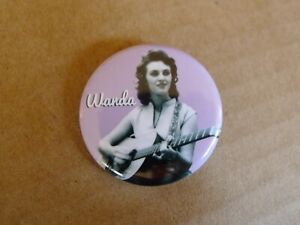WANDA JACKSON Pinback Button PIN badge ROCKABILLY country