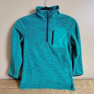 Champion Pullover Sweatshirt Kelly Green Youth Medium Fleece Jacket Ages 8-10 - Picture 1 of 10
