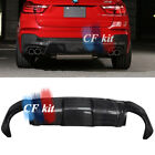 Kohlefaser Stoßstange hinten Lippendiffusor für BMW F26 X4 M Tech 2014-2017 3D Style