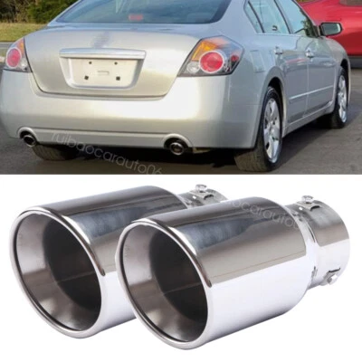 2X For NISSAN ALTIMA Car Exhaust Pipe Tip Rear Tail Throat Muffler Tailpipe - Изображение 1 из 4