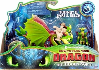 Nuevo Difícil de Encontrar DreamWorks Spin Master HTTYD The Hidden World: TUFFNUT & BARF & BELCH 4+ Foto 1 de 4