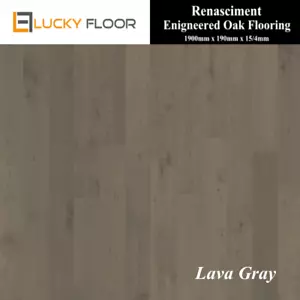 15mm Lava Gray Oak Engineered Flooring Hardwood Timber Floor Floorboard Floating - Picture 1 of 4