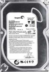 Hard Seagate Pipeline HD ST3320310CS 320GB SATA II 5900U/Min 8MB 3.5 " Inches - Picture 1 of 3