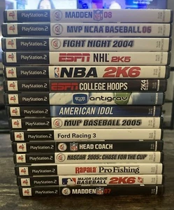 Lot Of 15 PS2 Games Some CIB PlayStation 2 Most With Manuals Mostly Sports - Picture 1 of 10