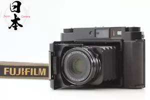 【N MINT++ w/Strap】 Fuji Fujifilm GF670 Professional Black Film Camera From JAPAN - Picture 1 of 16