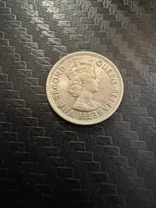 1961 Malaya and British Borneo 5 Cents Coin – Queen Elizabeth II Colonial Era - Picture 1 of 2