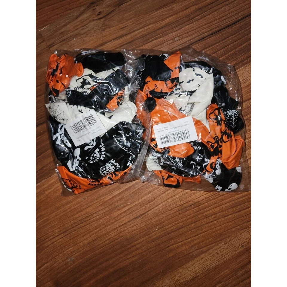 60 Piezas Decoraciones Globos Fiesta Halloween, 10 Pulgadas Espectro Telaraña Murciélago Foto 1 de 1