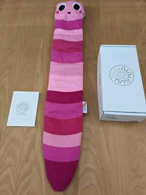 YUYU A Luxury Hot Water Bottle Warm Worms Collection Pink - Image 1 of 4