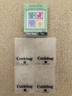 Cuttlebug Provo Craft Embossing Die Set 4 Celebration Stamps Boxed Used