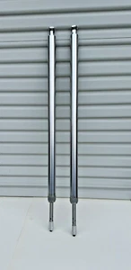 PRO-ONE 41MM HARD CHROME 8" OVER STOCK FORK TUBE 32.25" ASSEMBLY PAIR HARLEY - Picture 1 of 4