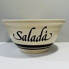 Mccoy Pottery Salada Salad Bowl Rustic Italian Usa 10" As Is - Display *Plz Read
