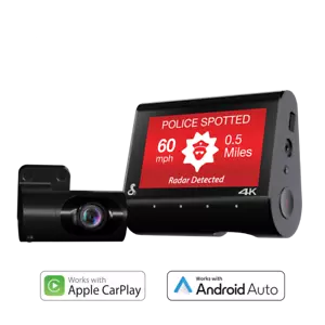 Cobra Smart Dual View Dash Cam SC 250R 4K Parking Live View Mayday 32 GB CarPlay - Picture 1 of 10