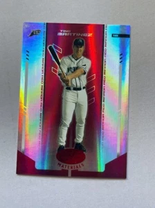 Tino Martinez Tampa Bay Rays 035/100 2004 materiales certificados hoja - Imagen 1 de 2