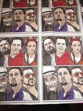 Big Lebowski 100% cotton fabric  18 by 35 inch piece The Dude