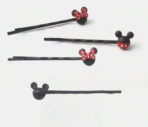 Mickey Minnie black bobby pin set - Image 1 of 1