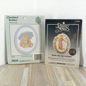 Cross Stitch Kit lot Janlynn Paragon Hoop Frames Needlecraft Home Decor - Picture 1 of 9