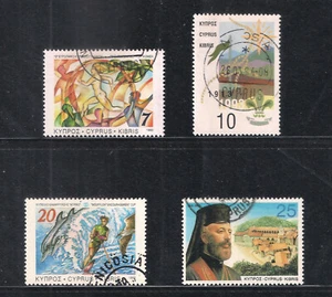 CYPRUS 1993 SCOUTS SCOUTING MOUFFLON WATER SKIING WOMEN CUP MAKARIOS SET USED - Picture 1 of 1