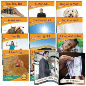 12 Decodable Readers Phase 2 - Letter Sound NON-FICTION by Junior Learning Junio - Picture 1 of 4