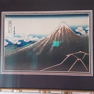 Hokusai Woodblock Print - Thunderstorm Beneath the Summit - 36 Views of Mt. Fuji - Picture 1 of 9