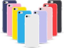 COVER CUSTODIA PER APPLE IPHONE SE 2020 8 7 + PELLICOLA VETRO TEMPERATO TPU