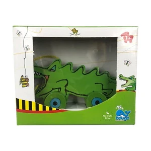 Janosch Nachzieh-Kroko Holzspielzeug Nachziehtier Ziehtier Holz Spielzeug Tier - Bild 1 von 6