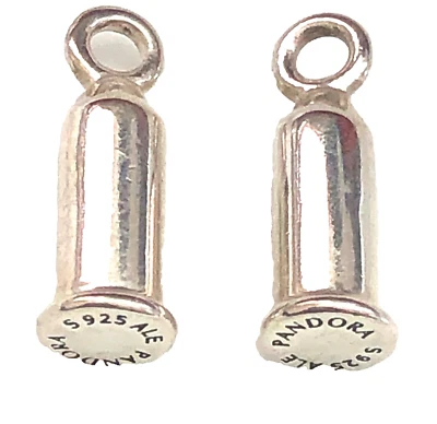 Pandora Plata Esterlina Barril Pendiente Dijes - 291002 Foto 1 de 4