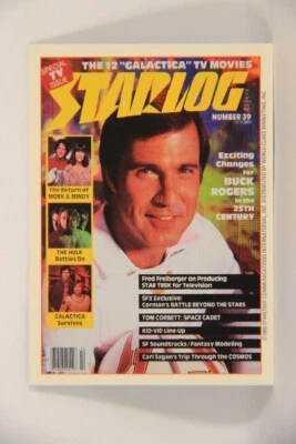 Starlog 1993 Trading Card #17 Buck Rogers "Cover Number 39" L007585 - Image 1 of 2