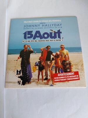 CD SINGLE JOHNNY HALLYDAY 1 TITRE PAUVRES DIABLES 2006 EDITION FILM 15 AOUT - Photo 1/2